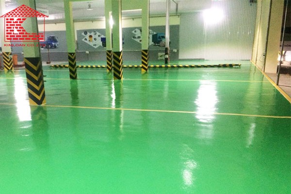 sơn epoxy sàn gara ô tô